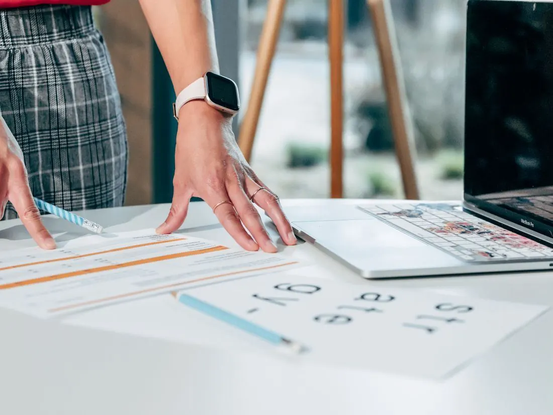 Stock photography illustrating the workflow context